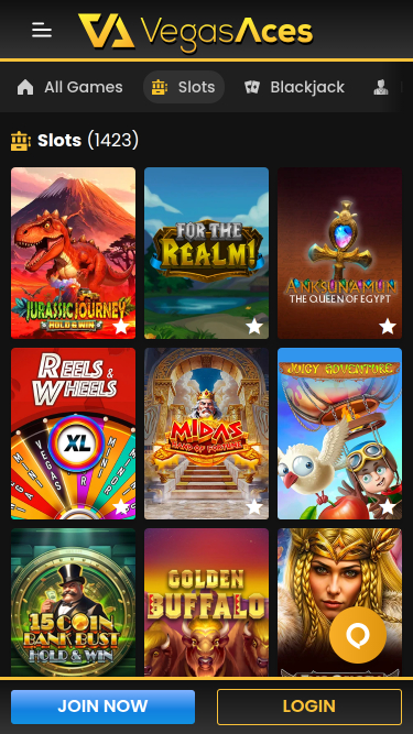 Vegas Aces Casino Mobile Games