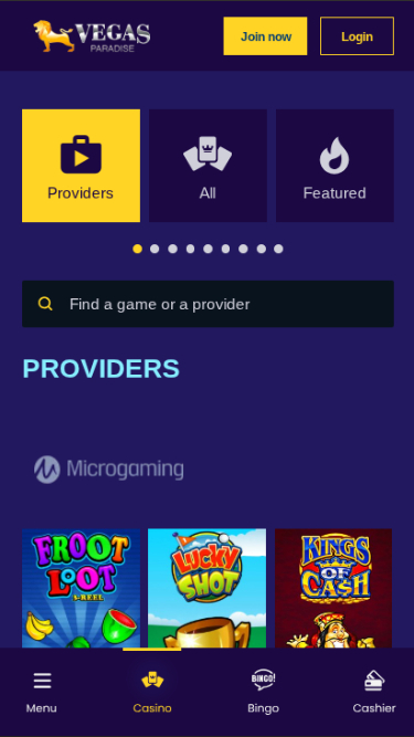 Vegas Paradise Casino Mobile Game Developers