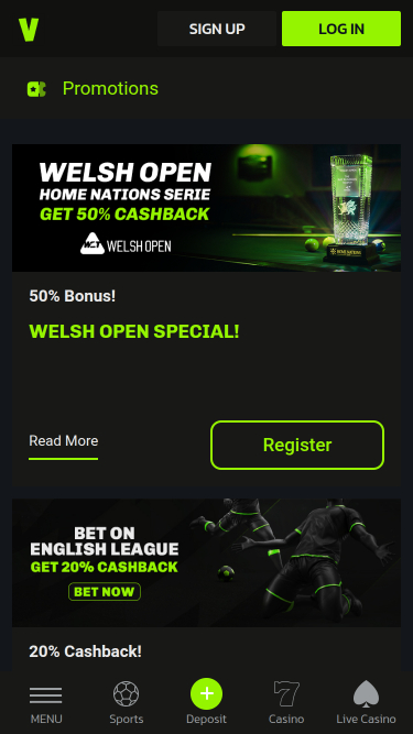  Velobet Mobile Promotions