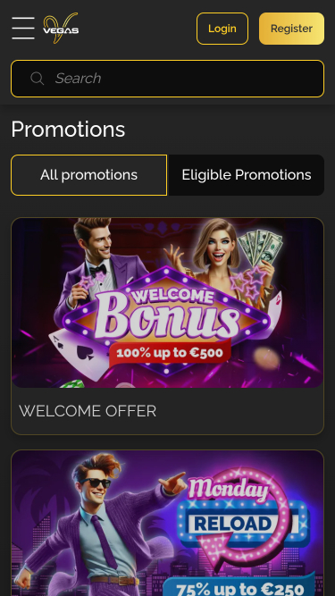 Vince Vegas Casino Mobile Promotions