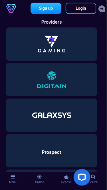 Viperspin Casino Mobile Game Developers