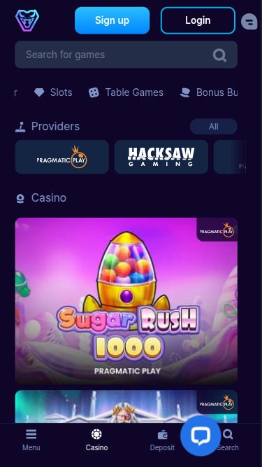 Viperspin Casino Mobile Games