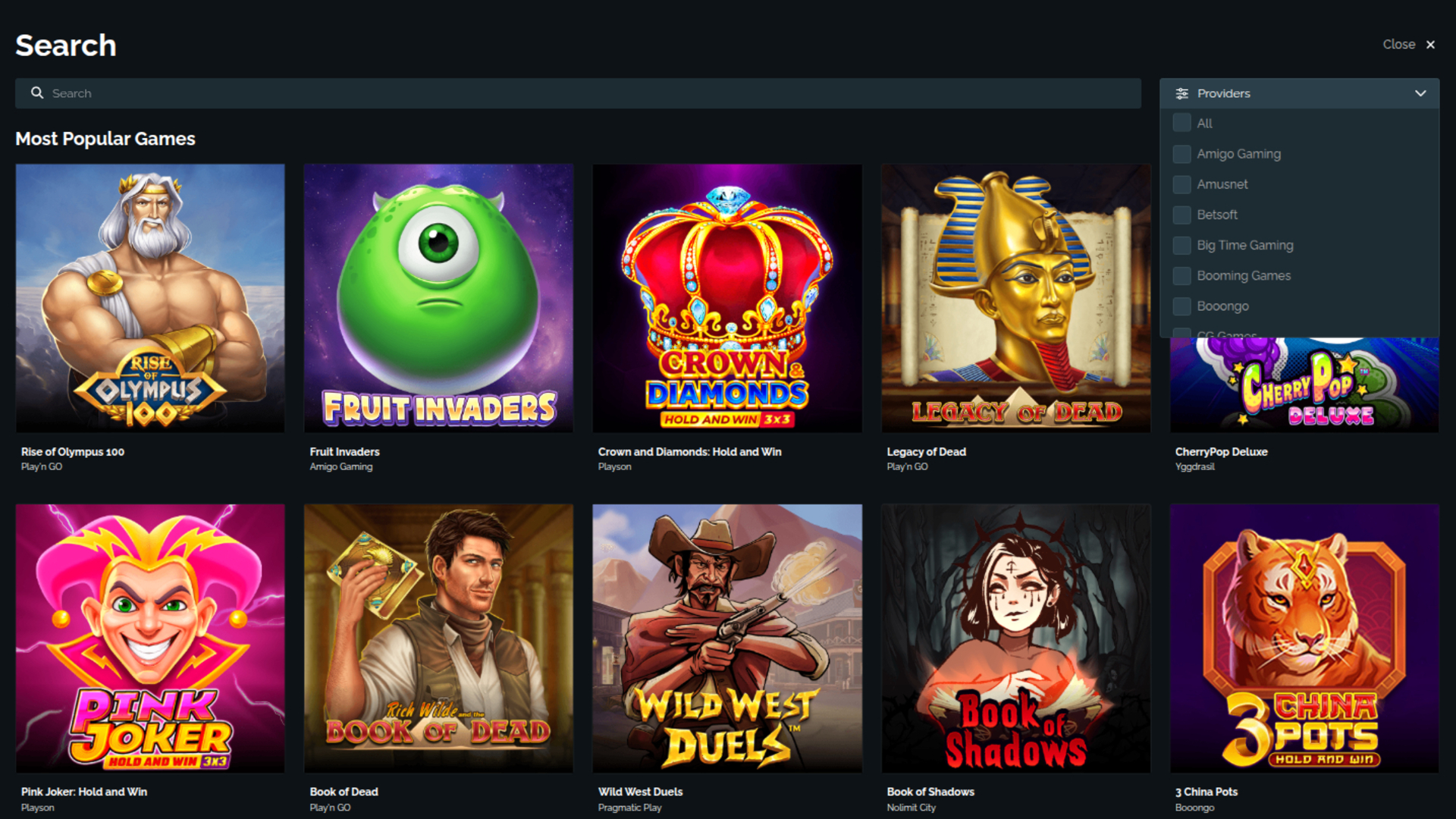 VipMonte Casino Desktop Game Developers