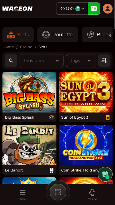 Wageon Casino Mobile Games
