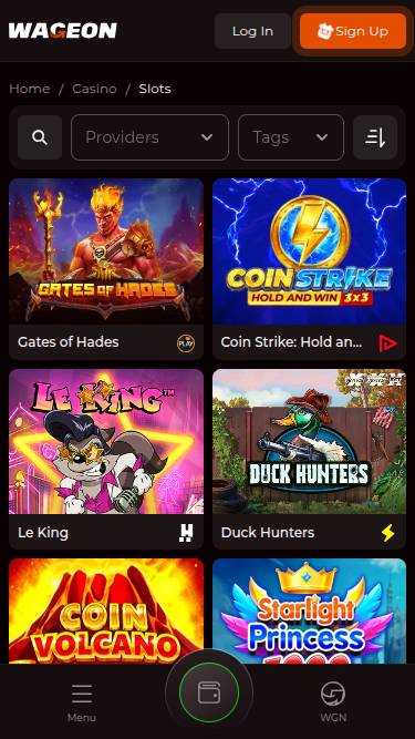 Wageon Casino Games