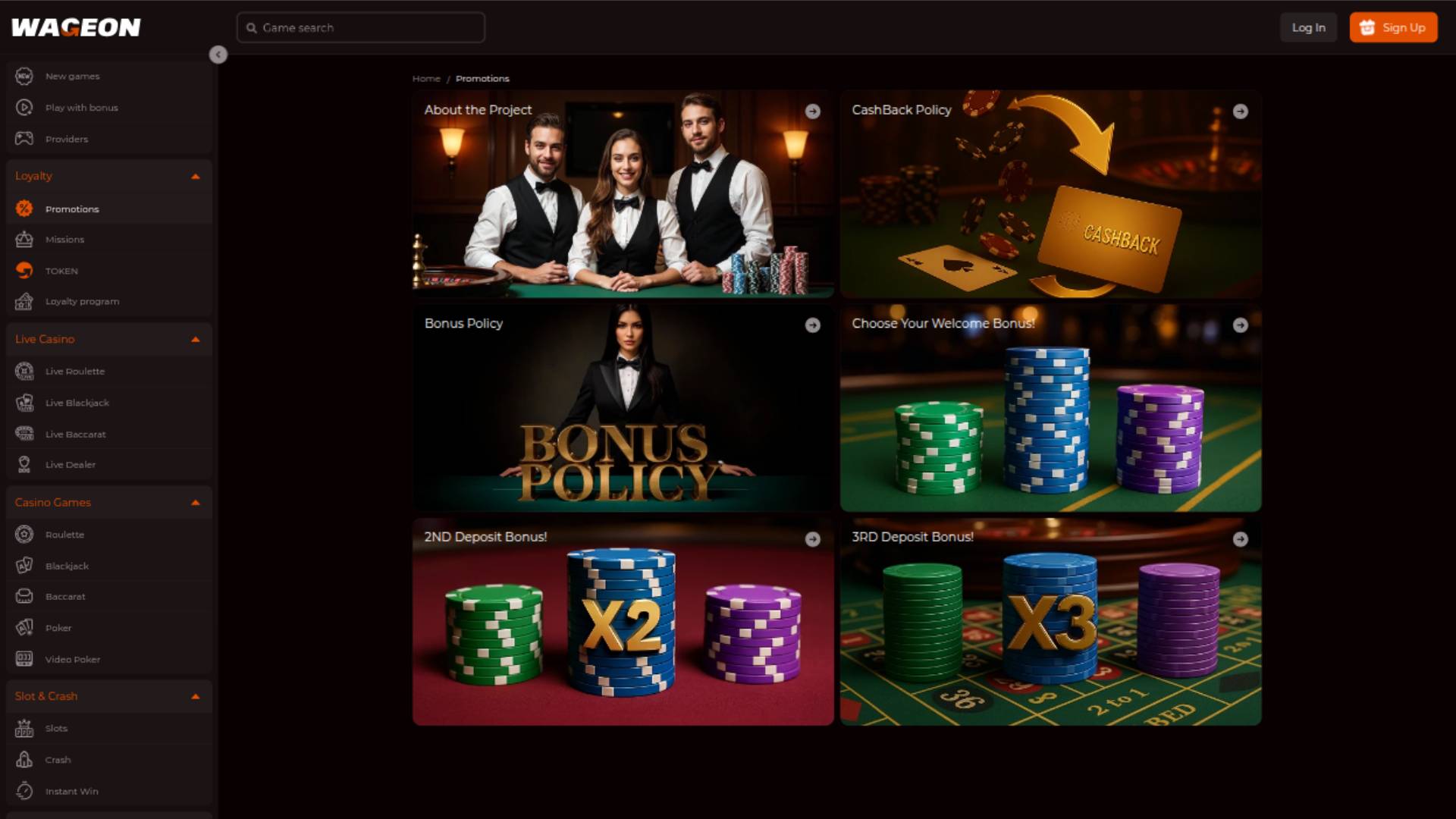 Wageon Casino Promotions