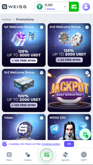 Weiss Promotions Mobile