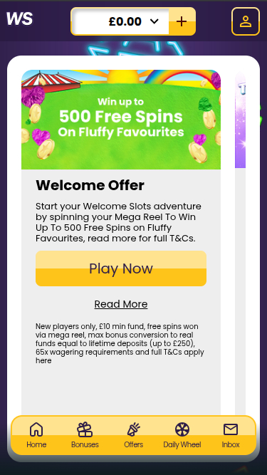 Welcome Slots Casino Promotions Mobile