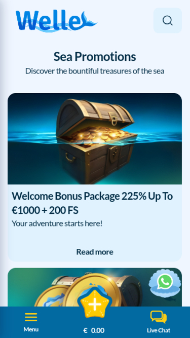 Welle Casino Mobile Promotions