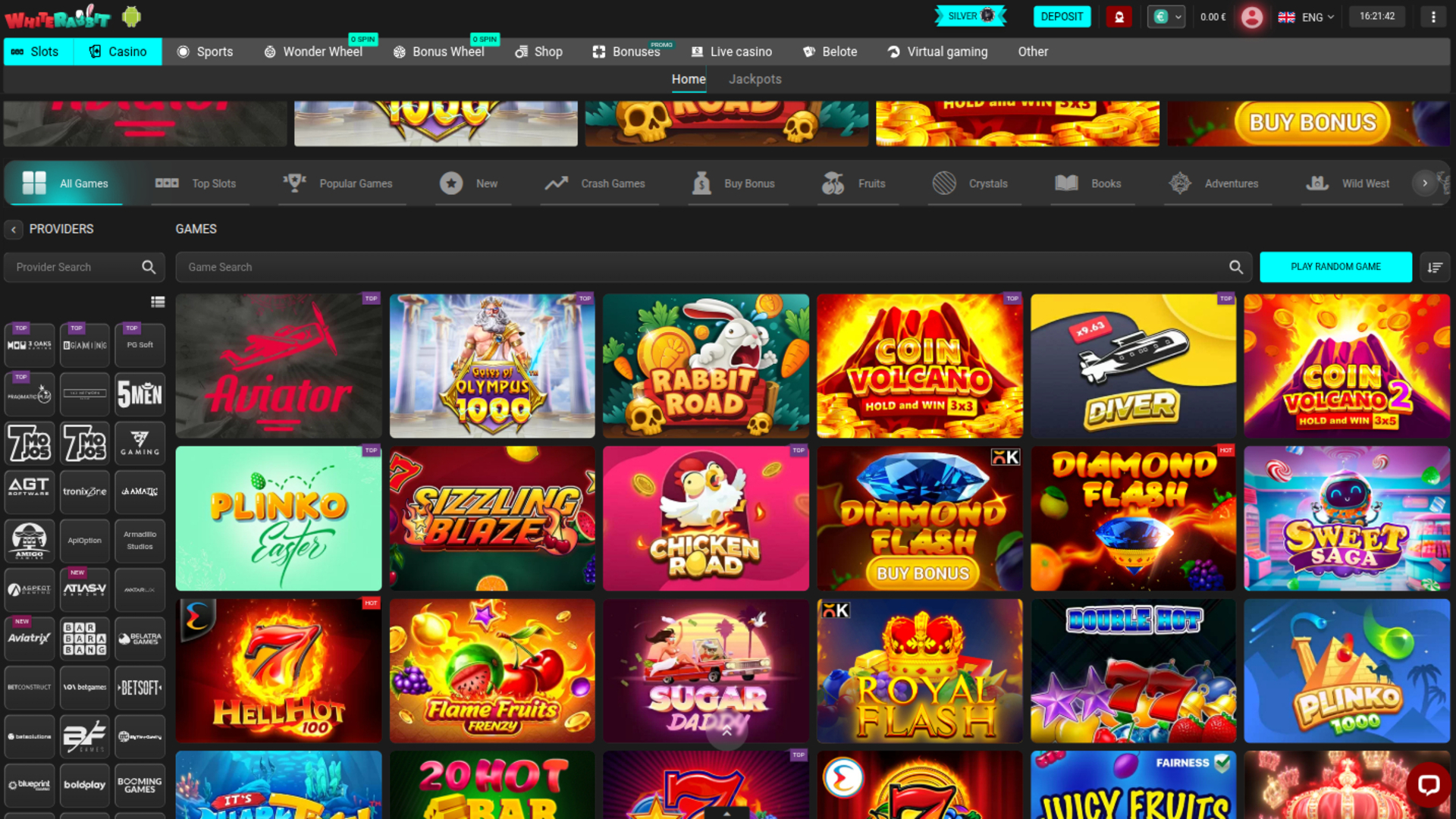 White Rabbit Games Desktop