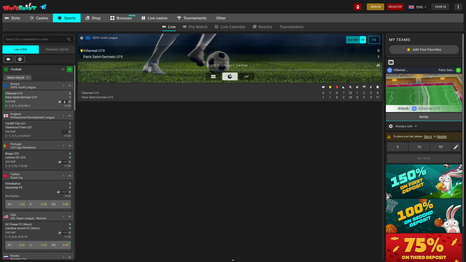 White Rabbit Sports Desktop