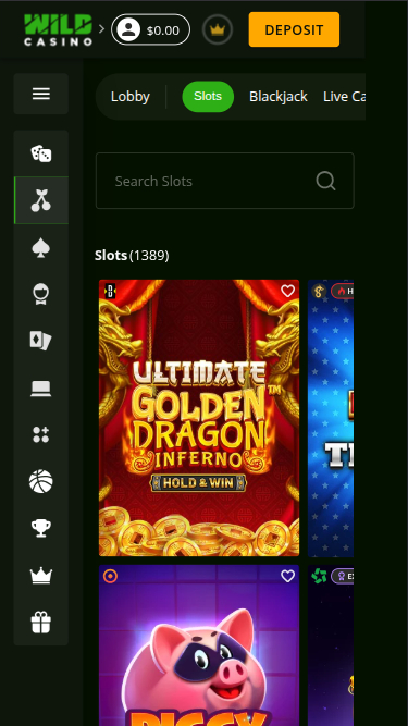 Wild Casino Mobile Games