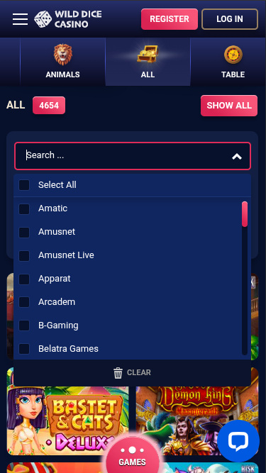 Wild Dice Casino Mobile Game Developers