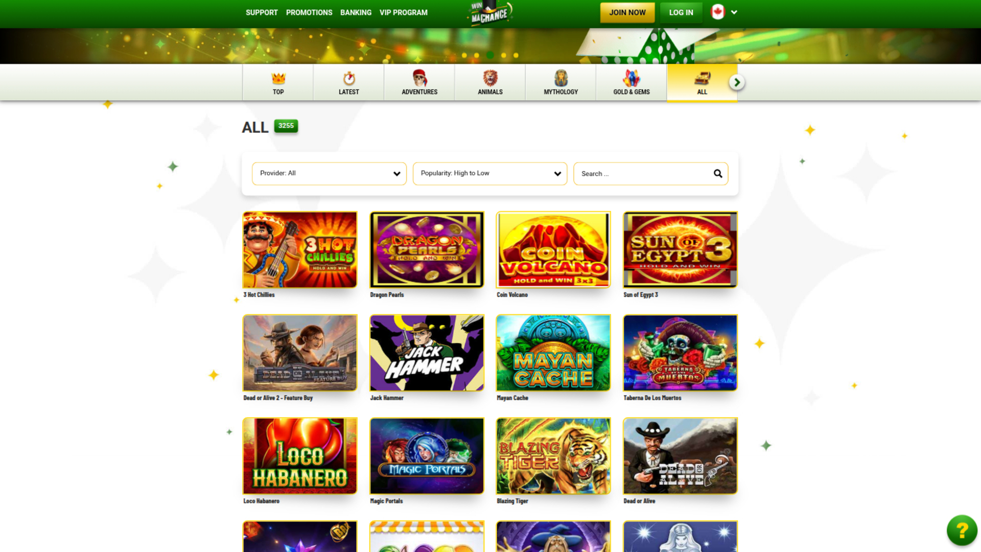 Win Machance Casino Desktop Games