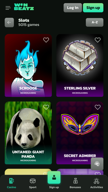 WinBeatz Casino Games