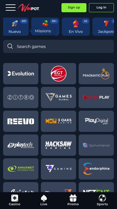 WinPot Casino Mobile Game Developers