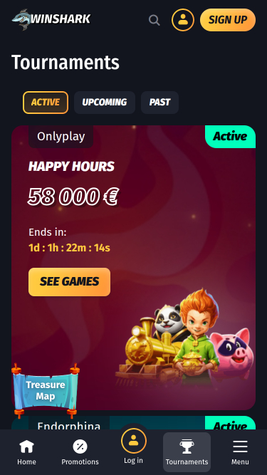 Winshark Casino Mobile Tournaments