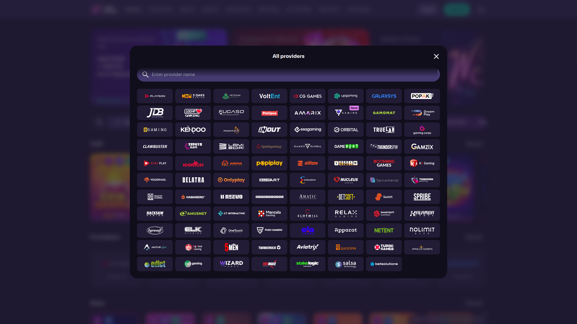 WinSpirit Casino Desktop Game Developers
