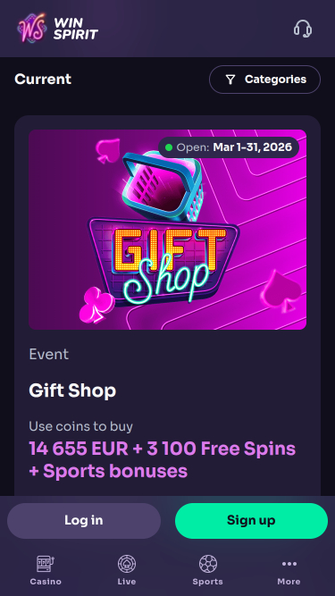 WinSpirit Casino Mobile Promotions