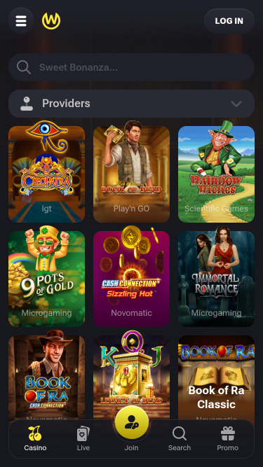 Winstler Casino Mobile Games