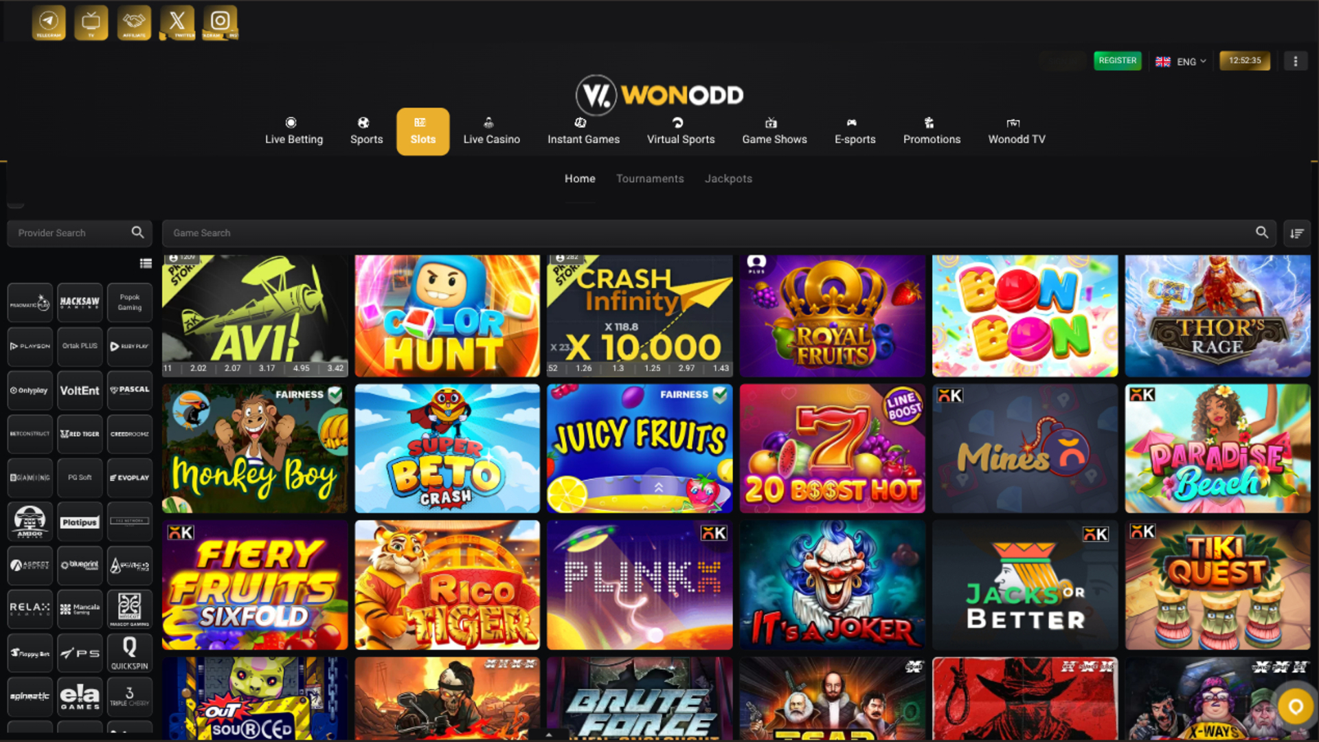 Wonodd Casino Desktop Game Developers