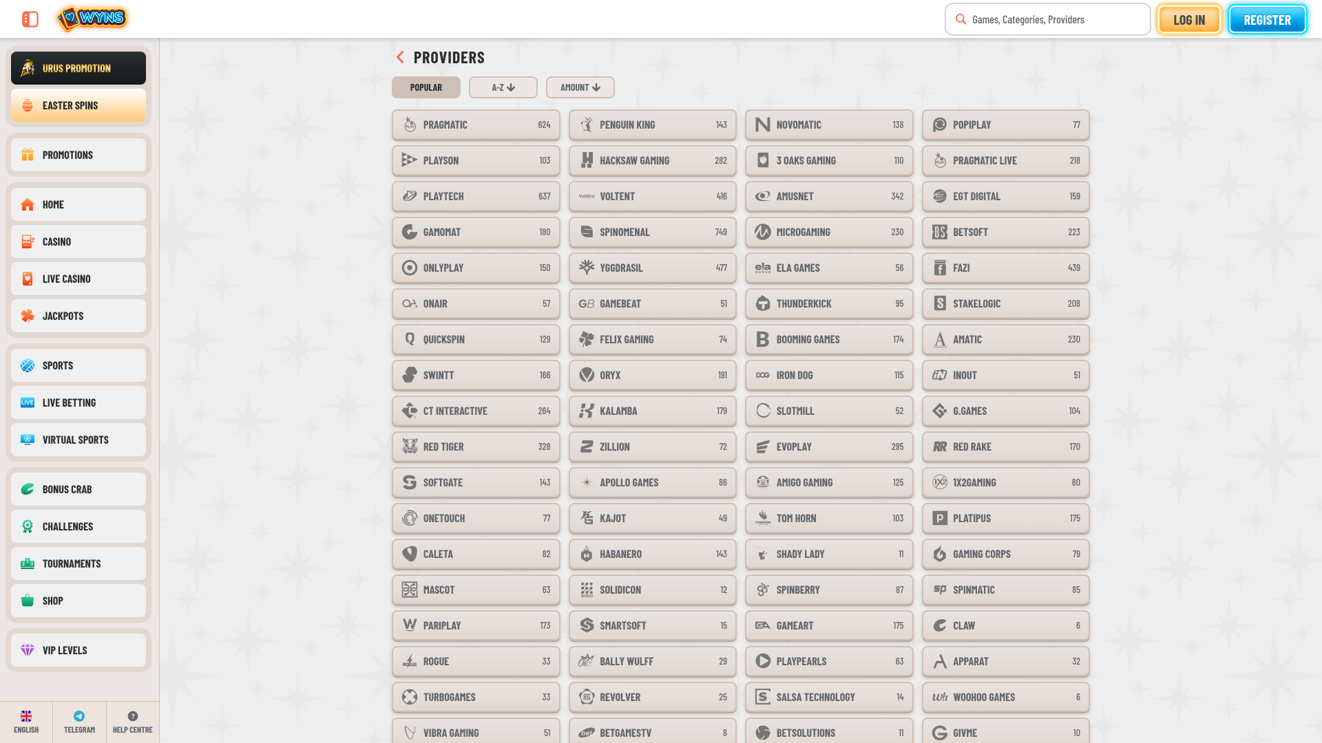 Wyns Casino Desktop Game Developers