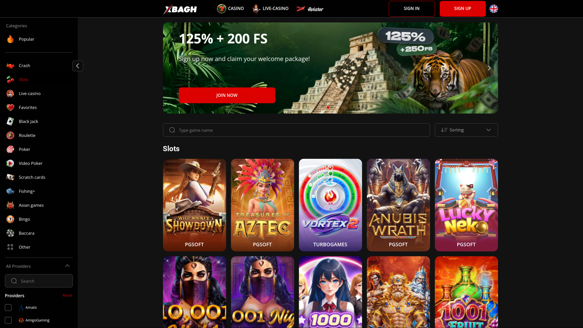Xbagh Casino Desktop Games