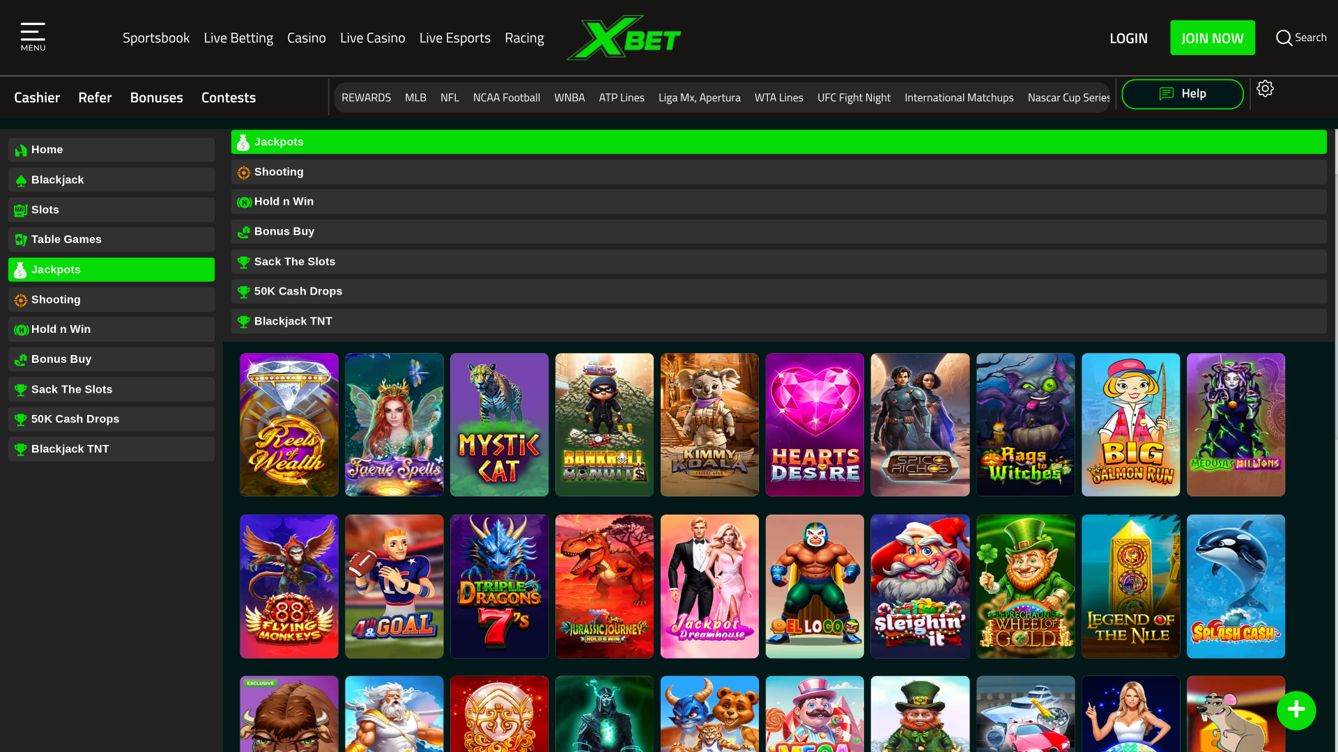 Xbet Casino Desktop Jackpot