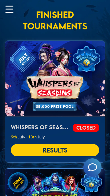 Yabby Casino Mobile Tournaments