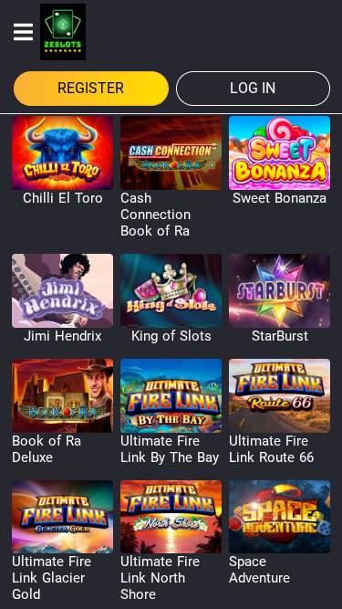 Zeslots Casino Mobile Games