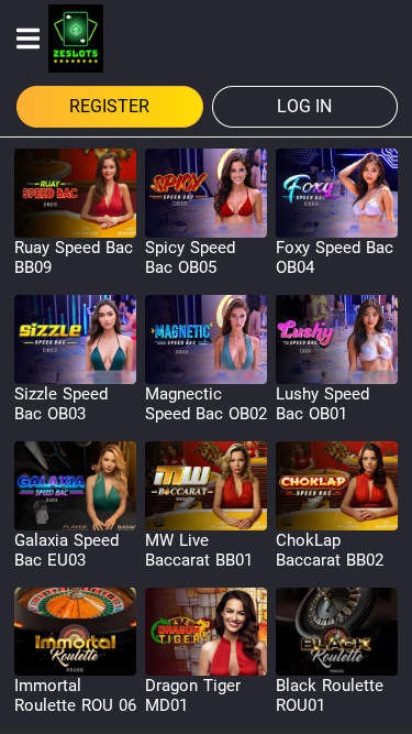 Zeslots Casino Mobile Live Dealer