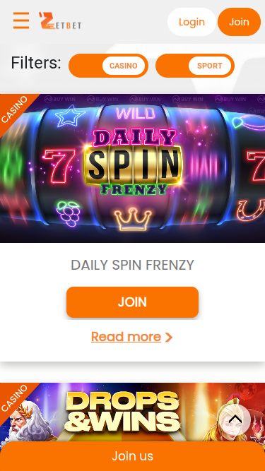 Zet Bet Casino Mobile Promotions