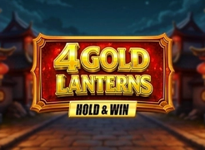 4 Gold Lanterns Hold and Win