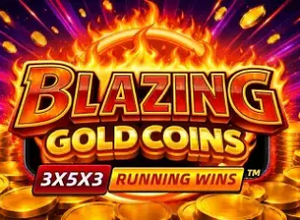 Blazing Gold Coins Running Wins