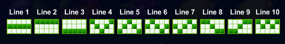 10 boost clover paylines image