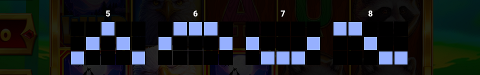 3 apex treasures paylines image