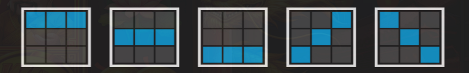 3 power dragons paylines image