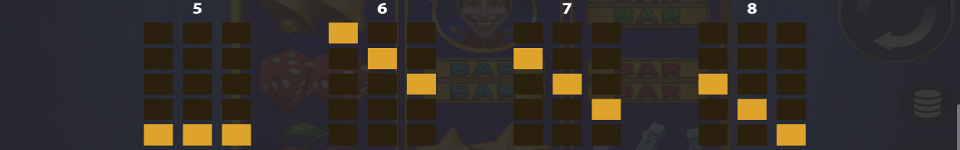 3x5 joker hold the spin paylines image