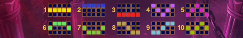 age of the gods paylines image