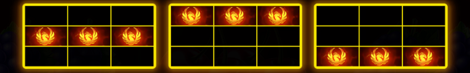 phoenix luck hotfire hold and win buy bonus paylines image