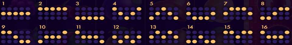 rollin hot 20 classic series paylines image