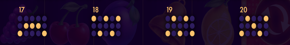 rollin hot 20 classic series paylines image