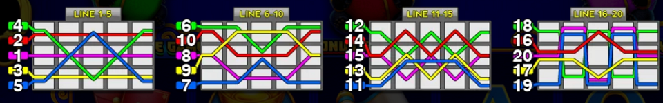 san fa pandas paylines image