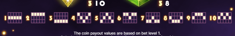 starburst paylines image