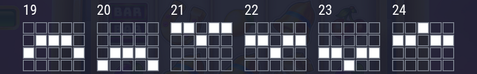 triple seven flames of craze paylines image