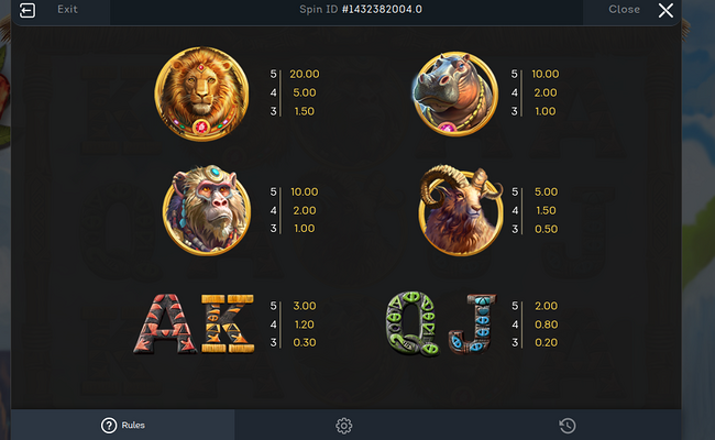 boka jamba 10 paytable 2