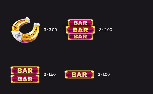 diamonds 4 the win paytable 2