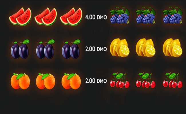 multi hot 5 paytable 2