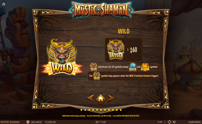Play Mystic Shaman Demo Slot for Free