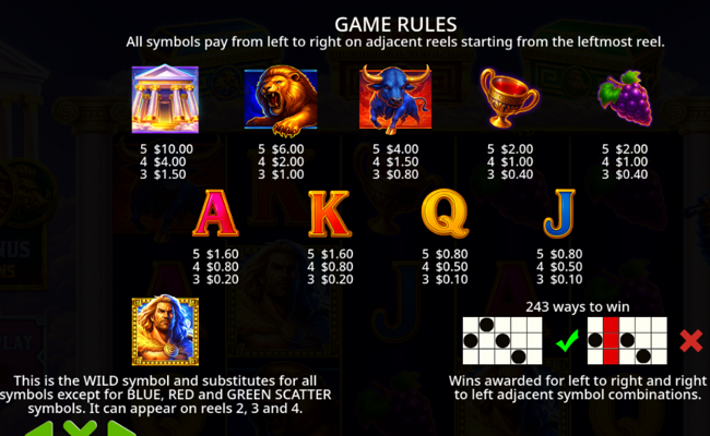 triple pot plinko hercules paytable
